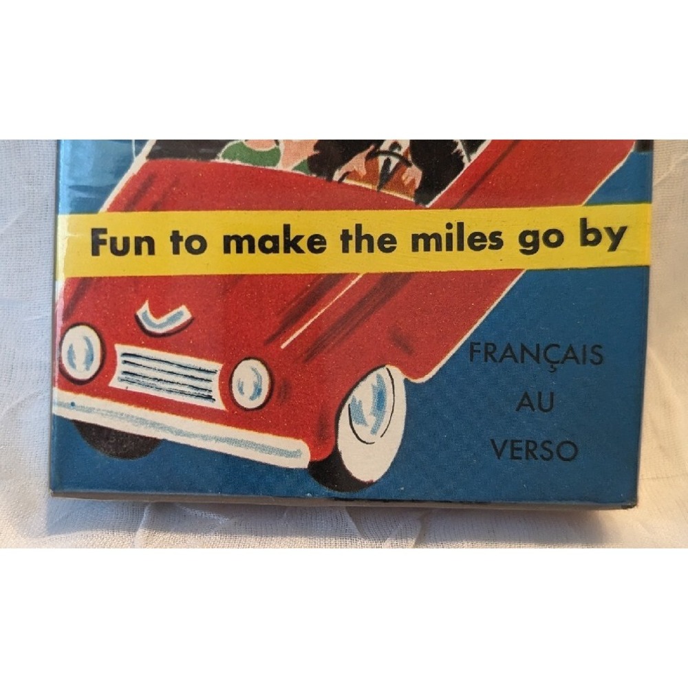 60s NOS Russell Cards Car Games Lithograph Deck Road Trip Ephemera Vtg Sealed Of - Picture 13 of 16